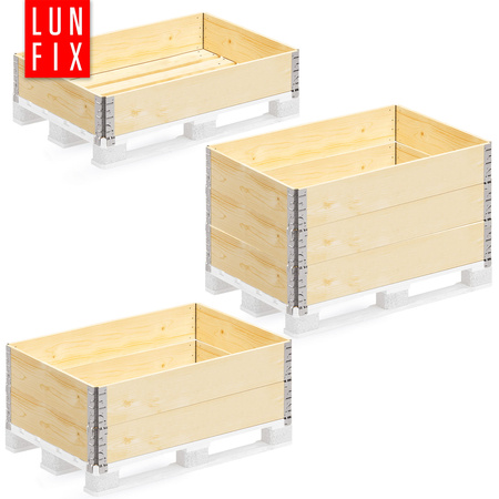 Nadstawka paletowa 120x80x20cm skrzyniopaleta drewniana