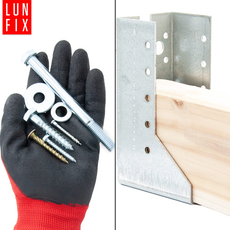 Balkenschuh Typ B 70x125 mm