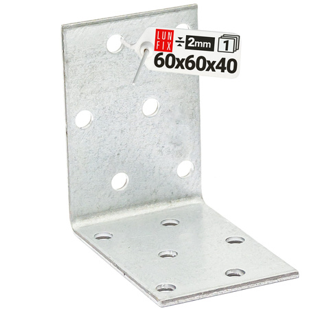 Winkelverbinder 60x60x40x2 1 Stück