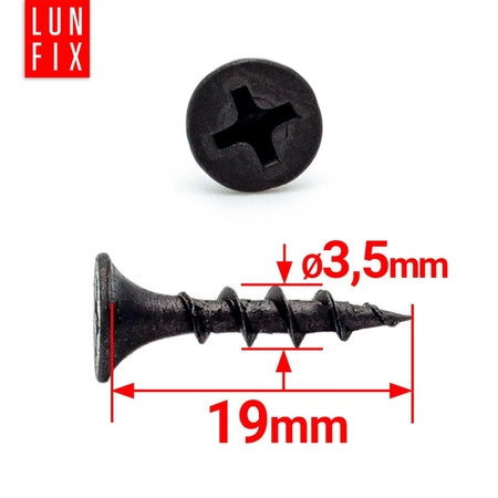 Schnellbauschrauben 3,5 x 19 mm 1000 Stück