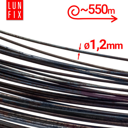 Eisendraht Bewehrugsbau Schwarz 5kg Ø1,2mm