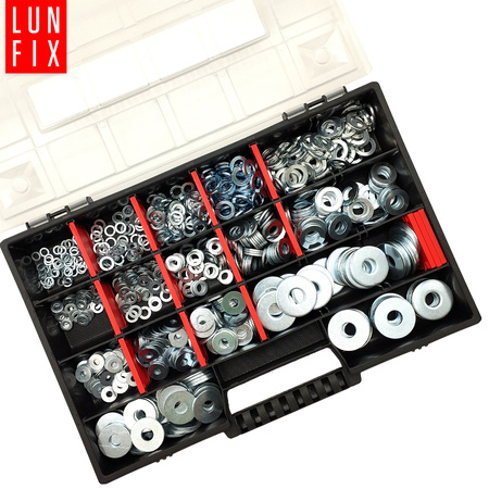 750 stück Sortiment Satz Unterlegscheiben M4-M10 DIN 127 125 9021