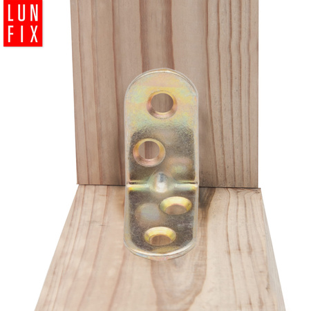 Möbelbauwinkel Gelb Verzinkt 30x30x16x1,5 mm