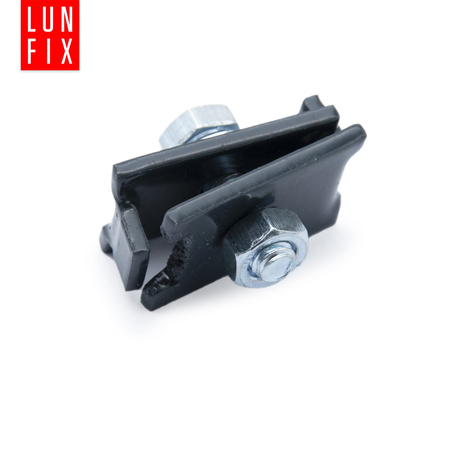 Eckverbinder für Gittermatten inkl. Befestigungsmaterial Anthrazit