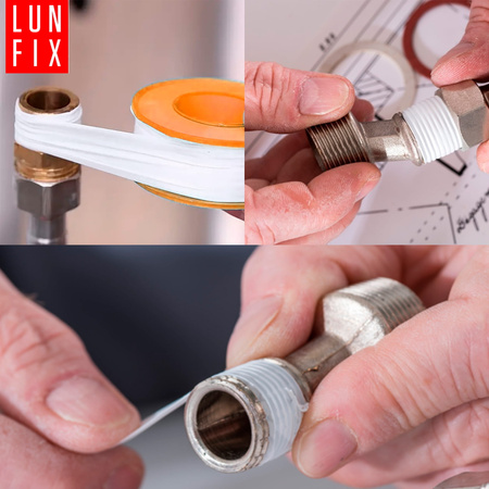 10x Gewindedichtband 19mm 10m