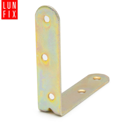 Möbelbauwinkel Gelb Verzinkt 80x80x20x2 mm 50 Stück