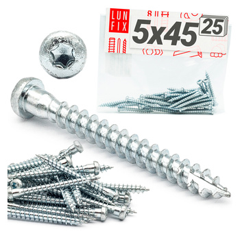 Winkelbeschlagschraube 5x45 mm TX20 25 St.