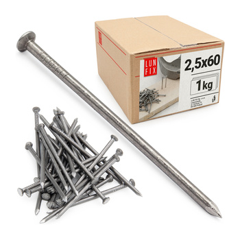 Drahtstifte 2,5x60 1kg Unverzinkter