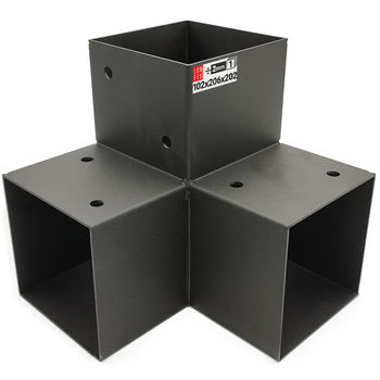 Pfostenverbinder Holzverbinder Pergola 3 balken 100x100mm