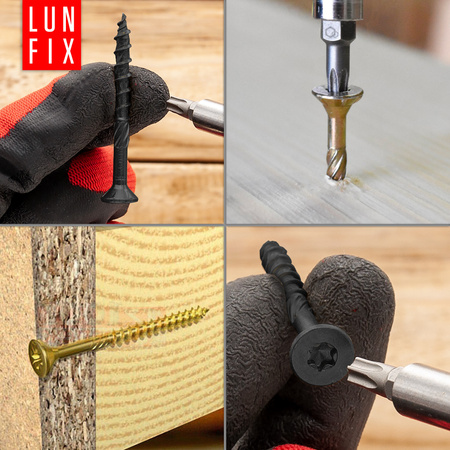 Shwarz spanplattenschrauben 5x100 100stk.