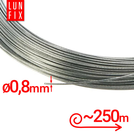 Bindedraht verzinkt Rödeldraht 250m Ø0,8mm