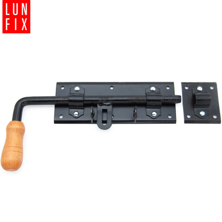 Bolzenriegel Torriegel Riegel 280x80 Schwarz Rechts