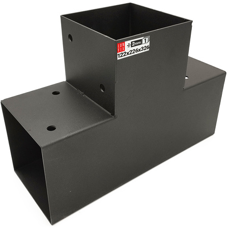 Pfostenverbinder Holzverbinder Pergola 3 balken 120x120mm