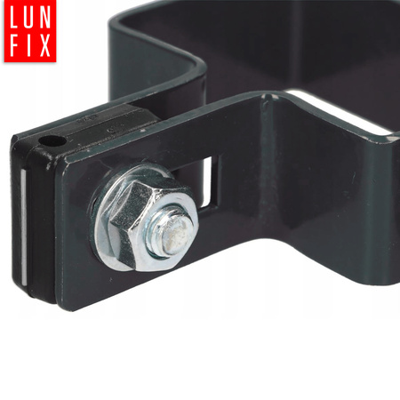 Eckschelle für 40x60 mm Pfosten Graphit