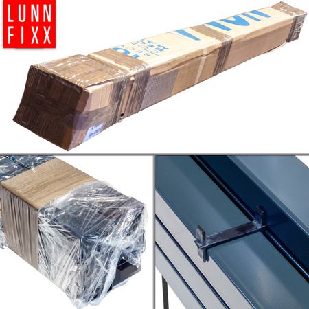 Słupek ogrodzeniowy 60x40 LUNBERG 60x40x2000 1,3mm grubości, grafitowy 200cm 2m