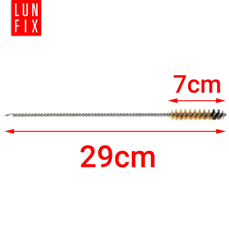 Szczotka metalowa wycior do czyszczenia otworów fi 8-12