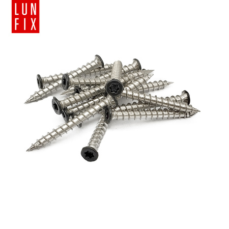 Edelstahlschraube mit Schwarz Kopf 4x35 mm 100 Stk.