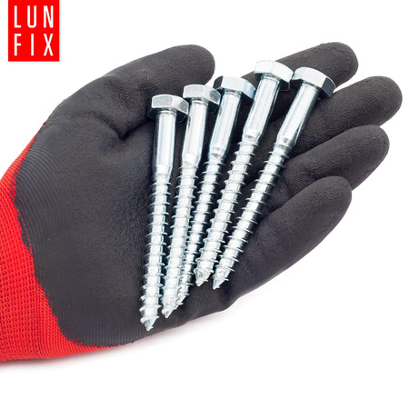 Sechskant Holzschrauben 8 X 140 mm 5 Stück DIN571