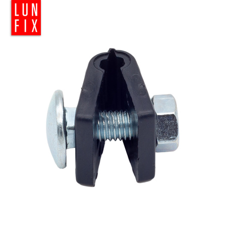 Kunststoffaufnahme Clips für Stabmattenzäune 3 mm 10er Set