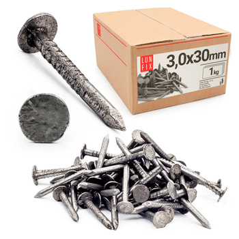 Dachpappennägel schwarz 2x20 1kg