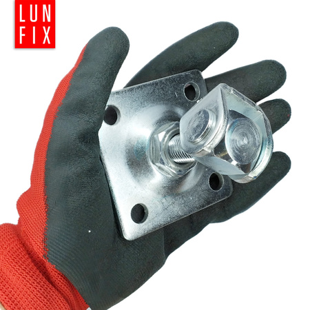 Torband Verzinkt 100x100x4 M20