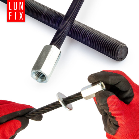 Gewindestange M24 x 1000 mm, 1 Stück | Festigkeitsklasse 10.9 DIN 975