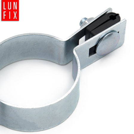 Mittelschelle Rund für 48 mm Pfosten Verzinkt