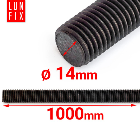 Gewindestange M14 x 1000 mm, 1 Stück | Festigkeitsklasse 10.9 | DIN 975