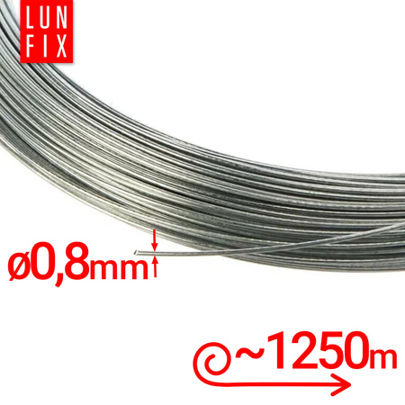 Bindedraht verzinkt Rödeldraht 1200m Ø0,8mm