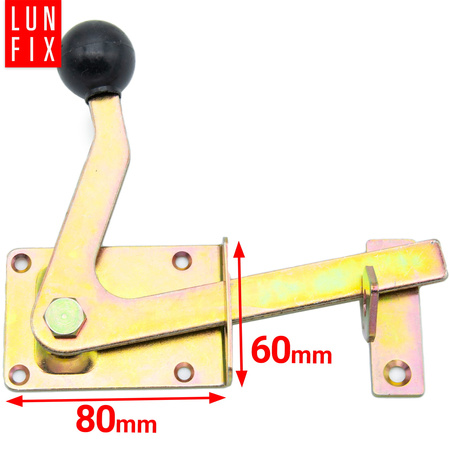 Bolzenriegel Riegel 80x60mm