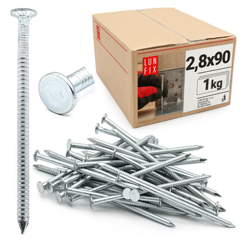 Rillennagel 2,8x90 1kg verzinkter