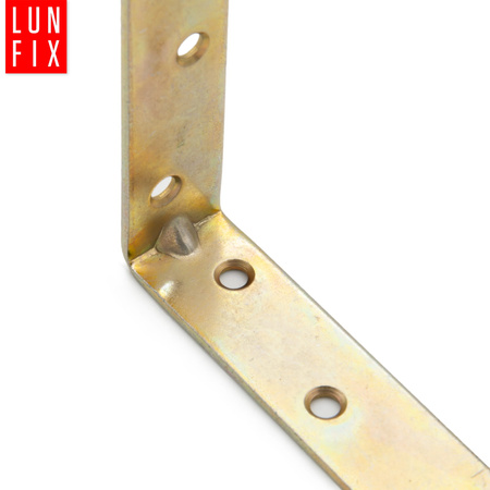 Möbelbauwinkel Gelb Verzinkt 80x80x20x2 mm