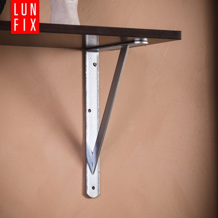 Schwerlast Konsole Wand Regal Winkel 80 kg Last 50x33cm Silber