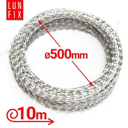 Klingendraht Natodraht 500mm 10m