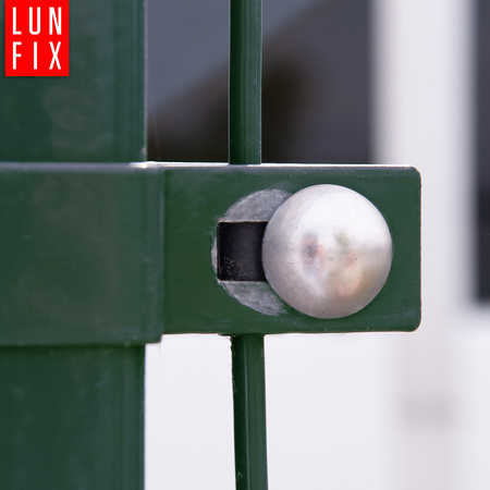 Endschelle Vierkant für 80x80 mm Pfosten Grün