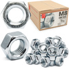 Sechskantmutter M8 - 5 Kg (ca.1075 Stk.) Festigkeit 8 Verzinkter Stahl, Regelgewinde DIN 934