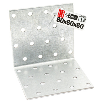 Winkelverbinder 80x80x80x2 1 Stück