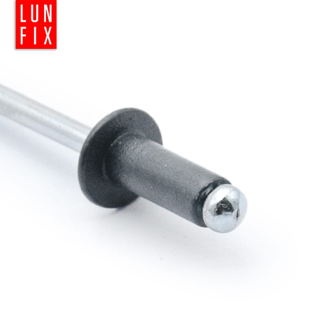 Aluminium Blindnieten DIN7337 4x10 mm 100 Stück RAL 7016 Anthrazitgrau