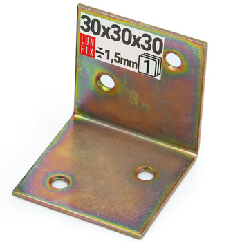 Breitwinkel Eckwinkel 30x30x30x1,5 mm