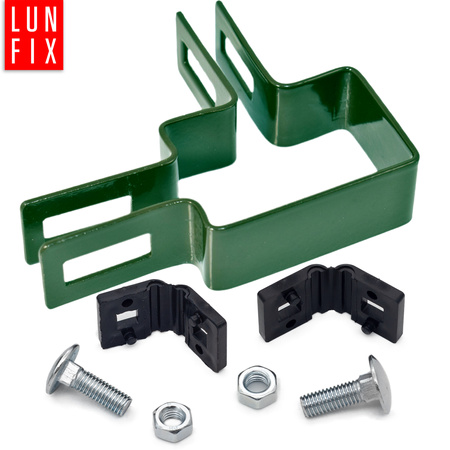 Eckschelle für 40x60 mm Pfosten Grün