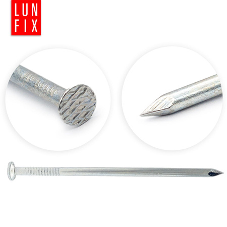 Stahlnägel 3,5x90 5kg (750 stück) Verzinkter