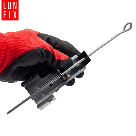 125 mm Befestigungsdraht mit Öse für Ankerschnellabhänger 4mm