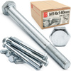 Sechskantschrauben M14x140 DIN 931 1 kg (ca.5 Stk.) Teilgewinde Klasse 8.8