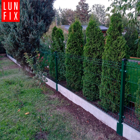 Słupek ogrodzeniowy 60x40 LUNBERG 60x40x2000 1,3mm grubości, zielony 200cm 2m