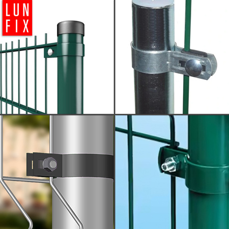 Endschelle Rund für 48 mm Pfosten Verzinkt