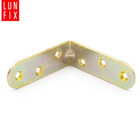 Möbelbauwinkel Gelb Verzinkt 60x60x20x2 mm 50 Stück