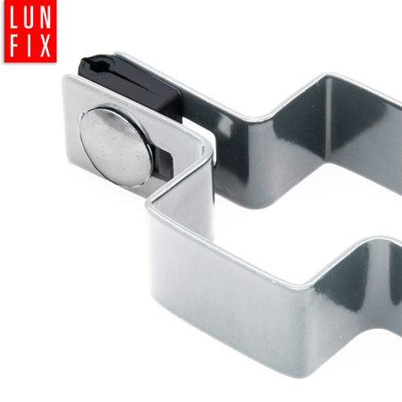 Mittelschelle Vierkant für 40x60 mm Pfosten Verzinkt