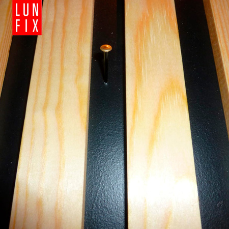 Bildernägel schwarz mit goldfarbenem Dekokopf  2x20 100 Stück