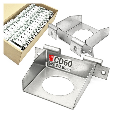 Verbindungselement Verbindungsschuh Trockenbau 100 Stk.