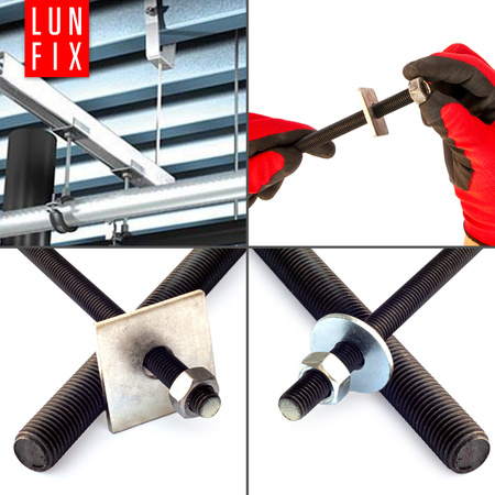 Gewindestange M10 x 1000 mm, 1 Stück | Festigkeitsklasse 10.9 | DIN 975